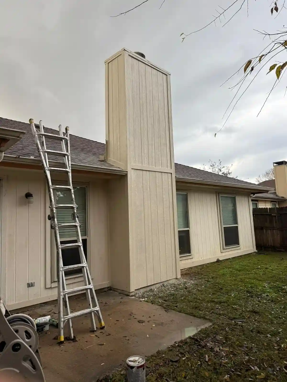 Chimney Wood Siding Replacement in Dallas, TX |Reliant Chimney Sweeps